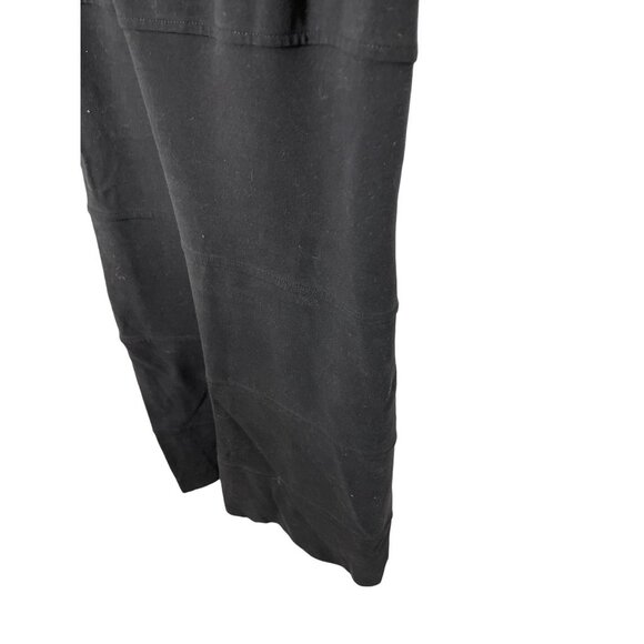 Diane Von Furstenburg Black Racerback Fitted Mini Dress Sz 10 - Picture 4 of 11